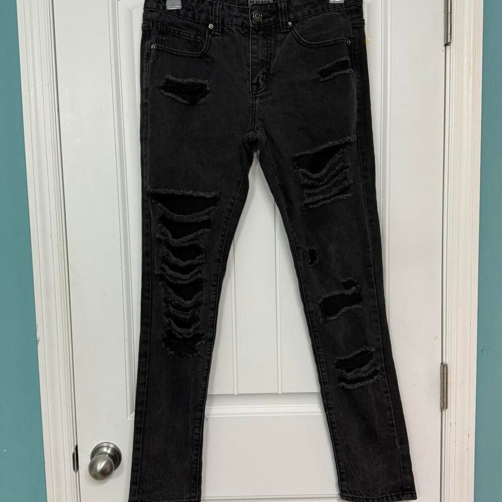 CJ Black distressed jeans size 30 straight leg 
#mensjeans #90svintage #distress